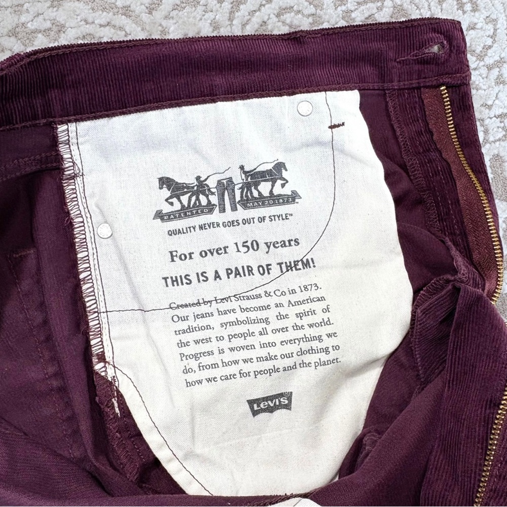 Levi’s 511 Slim Fit Men’s Corduroy - Picture 6 of 13